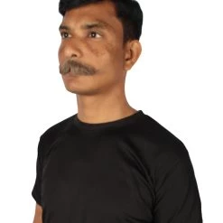 HPO Adult Men's Fake Imperial Human Hair Mustache | Multiple Color Options