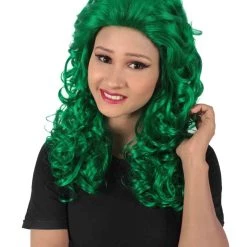 HPO Adult Women's Long Curly Country Singer Wig | Multiple Color Options