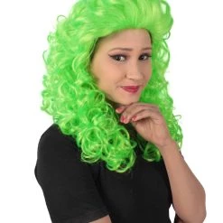 HPO Adult Women's Long Curly Country Singer Wig | Multiple Color Options
