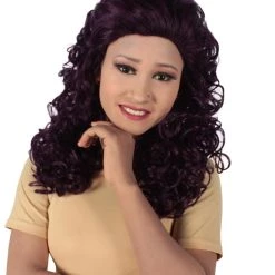 HPO Adult Women's Long Curly Country Singer Wig | Multiple Color Options