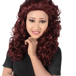 HPO Adult Women's Long Curly Country Singer Wig | Multiple Color Options