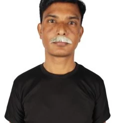 HPO Men's Human Hair Mustache Cosplay Facial Hair