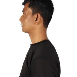 HPO Men's Human Hair Mustache Cosplay Facial Hair