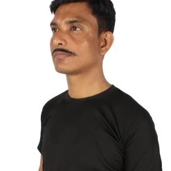 HPO Adult Men's Borat Fake Synthetic Hair Mustache | Multicolor Color Options