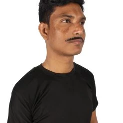 HPO Adult Men's Borat Fake Synthetic Hair Mustache | Multicolor Color Options