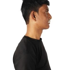 HPO Men's Human Hair Mustache Cosplay Facial Hair