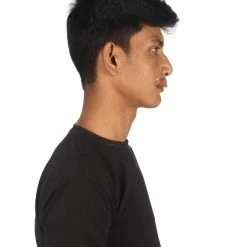 HPO Men's Human Hair Mustache Cosplay Facial Hair