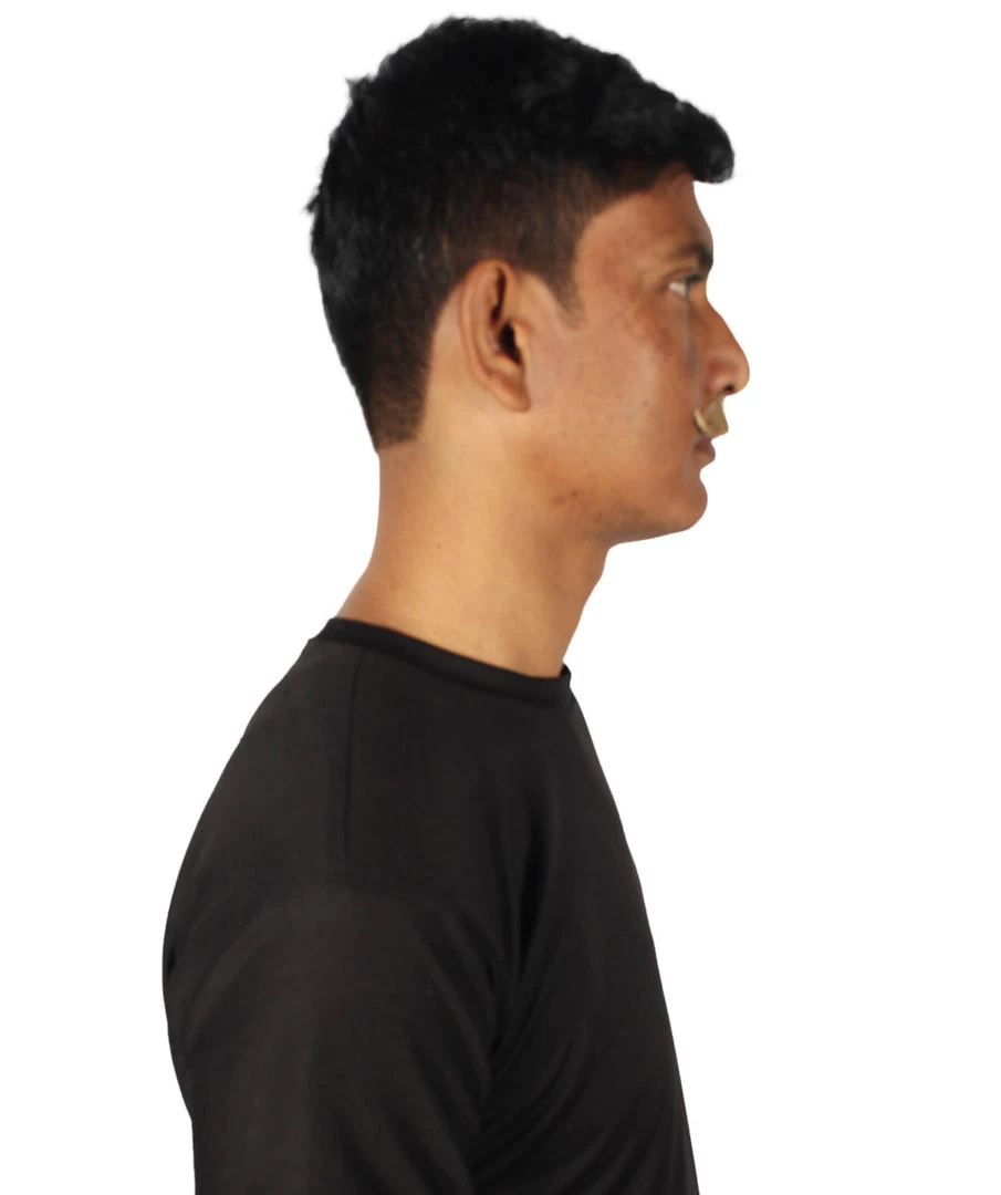 HPO Adult Men's Premium Imperial Fake Human Facial Hair Mustache