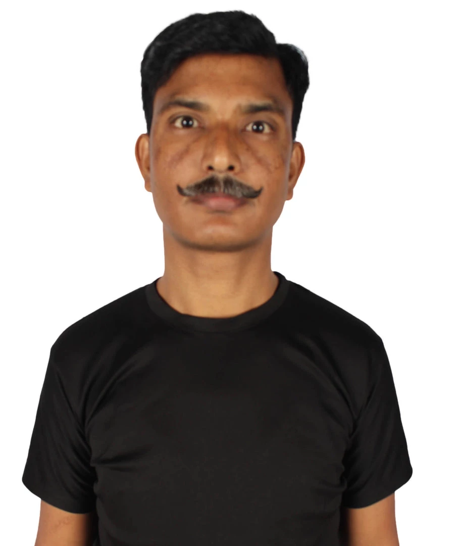 HPO Adult Men's Premium Imperial Fake Human Facial Hair Mustache