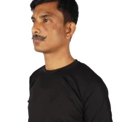 HPO Adult Men's Premium Imperial Fake Human Facial Hair Mustache