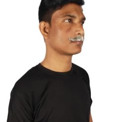 HPO Adult Men's Premium Imperial Fake Human Facial Hair Mustache