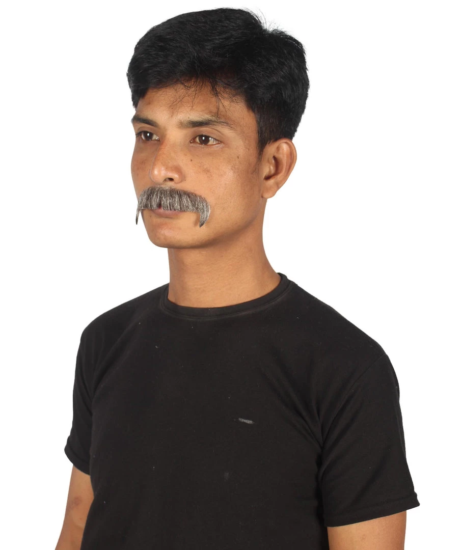 HPO Adult Men's Premium Fake Horseshoe Facial Hair Mustache