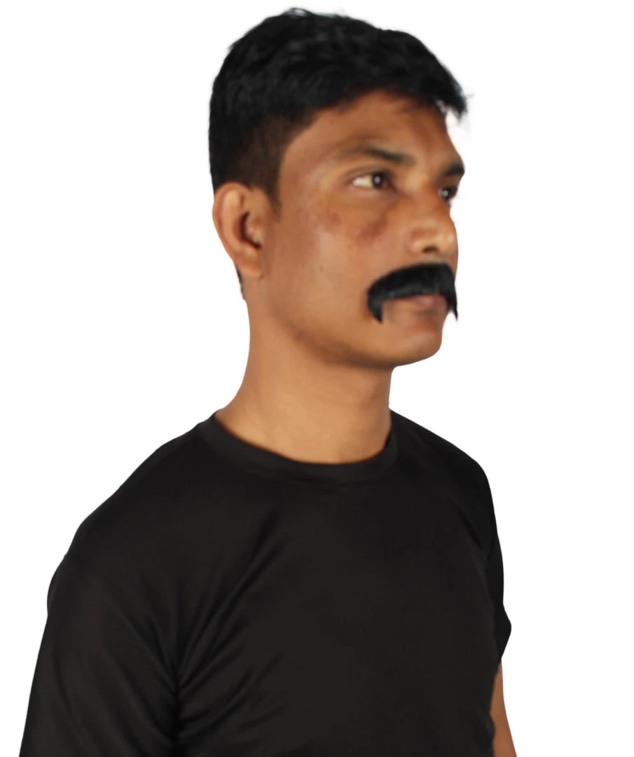 HPO Adult Men's Synthetic Hair Fake Mustache Cosplay Facial Hair | HPO