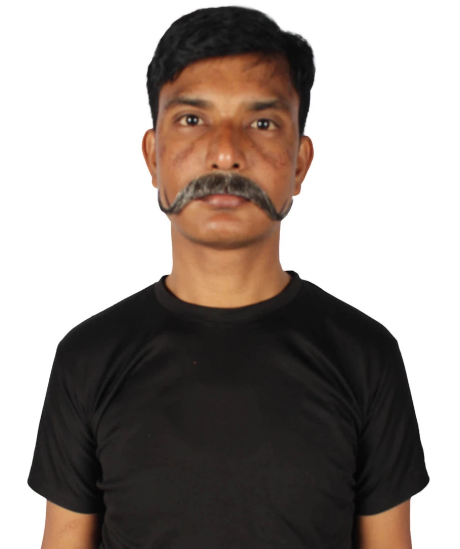 HPO Adult Men's Watson Fake Human Facial Hair Mustache