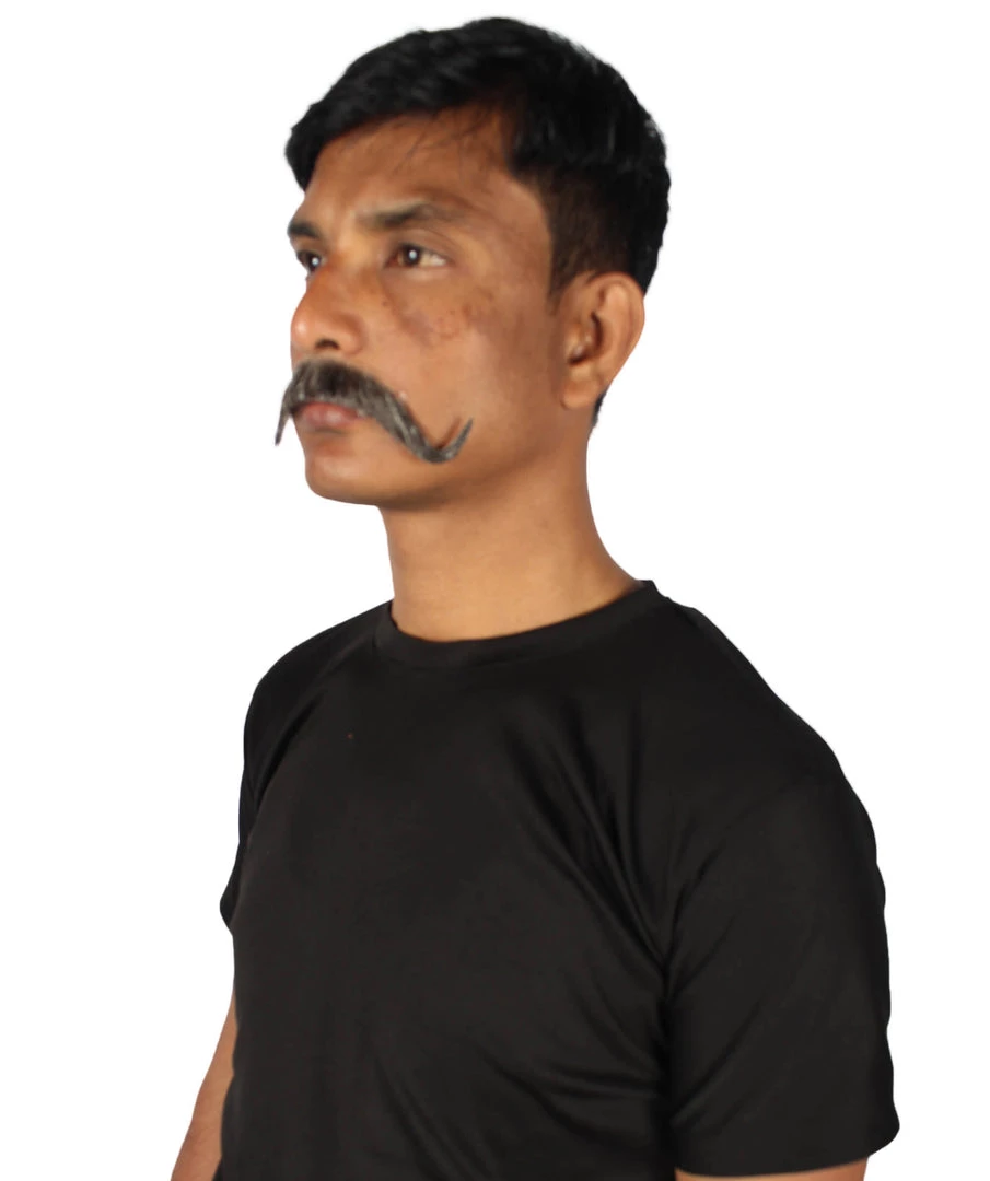 HPO Adult Men's Watson Fake Human Facial Hair Mustache