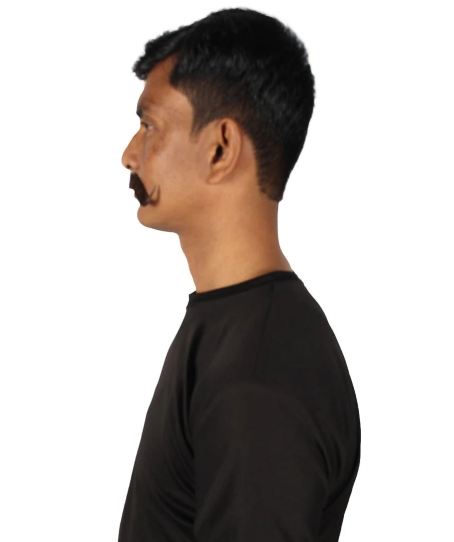 HPO Adult Men's Watson Fake Human Facial Hair Mustache