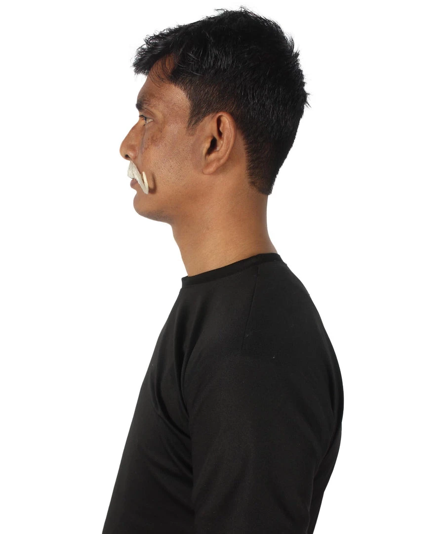 HPO Adult Men's Watson Fake Human Facial Hair Mustache