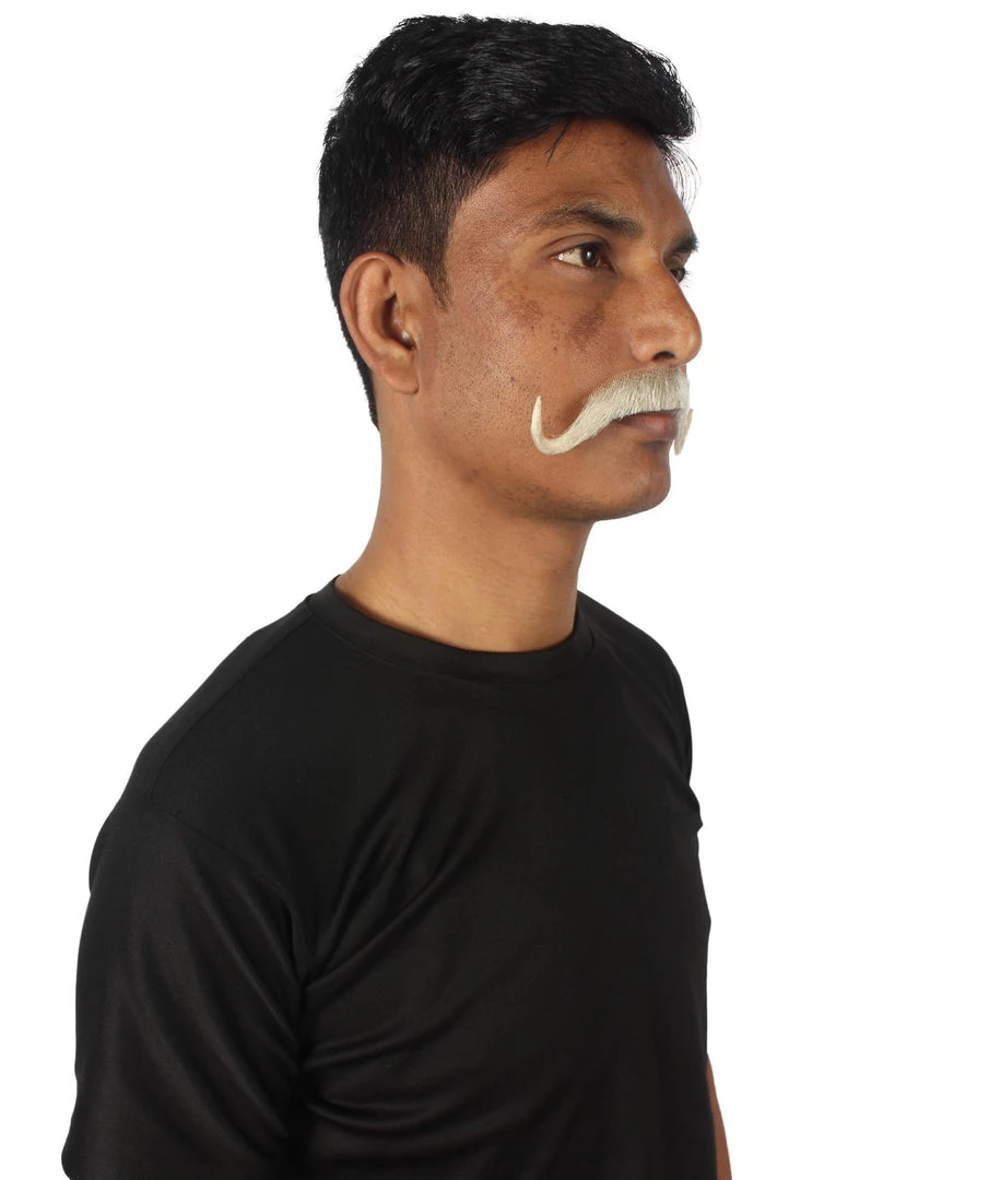 HPO Adult Men's Watson Fake Human Facial Hair Mustache