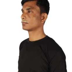 HPO Men's Human Hair Mustache Cosplay Facial Hair