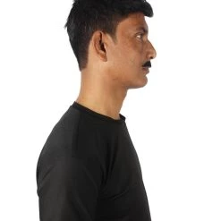 HPO Men's Human Hair Mustache Cosplay Facial Hair