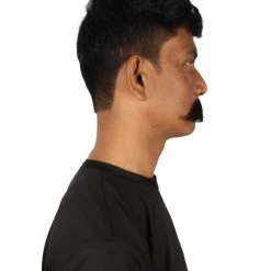 HPO Adult Men's Premium Watson Fake Human Facial Hair Mustache
