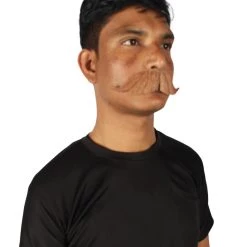 HPO Adult Men's Premium Watson Fake Human Facial Hair Mustache