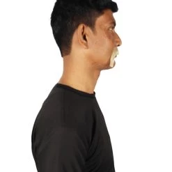 HPO Men's Human Hair Mustache Cosplay Facial Hair