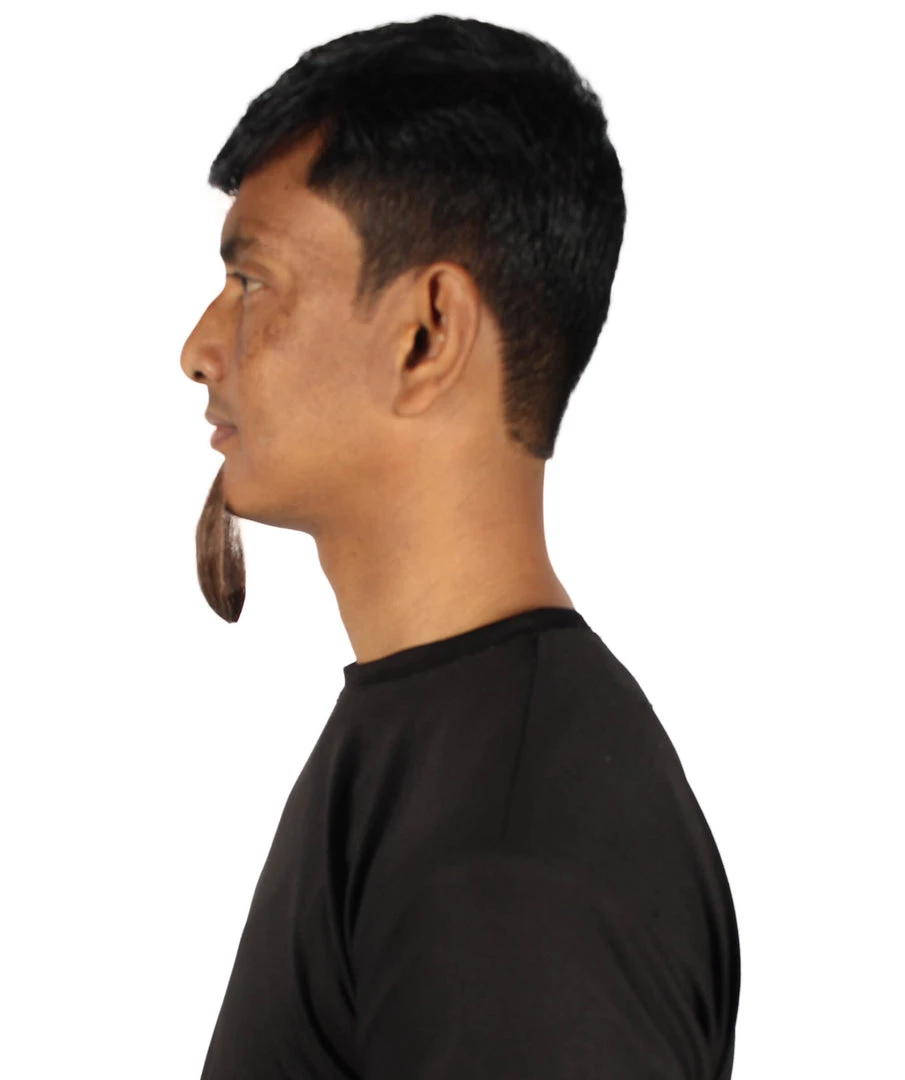 HPO Men's Goatee Synthetic Fiber With Human Hair Blend Beard