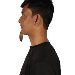 HPO Men's Goatee Synthetic Fiber With Human Hair Blend Beard