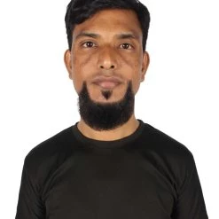 Men's Balbo Goatee Beard | Dark Black Facial Hair | Human Hair | HPO