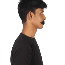 HPO Adult Men's Fake Hungarian Mustache (Black)