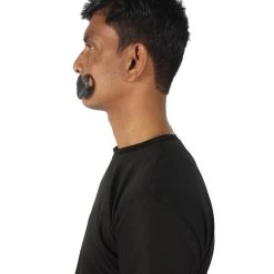 HPO Men's Imperial Mustache | Human Facial Hair | Multiple Color Options
