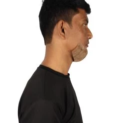 HPO Adult Men's Hollywoodian Fake Human Hair Beard | Multiple Color Options