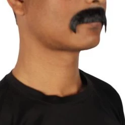 HPO Adult Men's Fake Human Hair Zappa Mustache | Multiple Colors