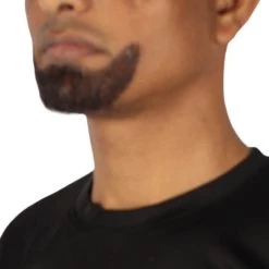 HPO Adult Men's Fake Human Hair Greaser Goatee Beard | Multiple Colors