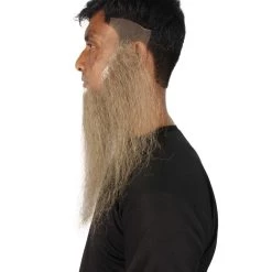 HPO Adult Men's Fake Human Hair Sharp Dressed Man Beard | Multiple Colors