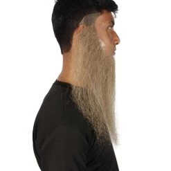 HPO Adult Men's Fake Human Hair Sharp Dressed Man Beard | Multiple Colors