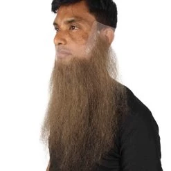 HPO Adult Men's Fake Human Hair Sharp Dressed Man Beard | Multiple Colors