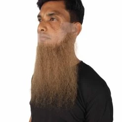 HPO Adult Men's Fake Human Hair Sharp Dressed Man Beard | Multiple Colors