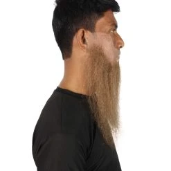 HPO Adult Men's Fake Human Hair Sharp Dressed Man Beard | Multiple Colors