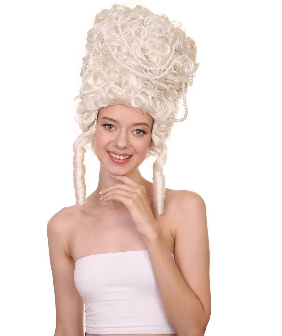 Men's Baroque Marie Antoinette Womens Wig | Multiple Colors Historical Wigs | Premium Breathable Capless Cap | Halloween Party Online