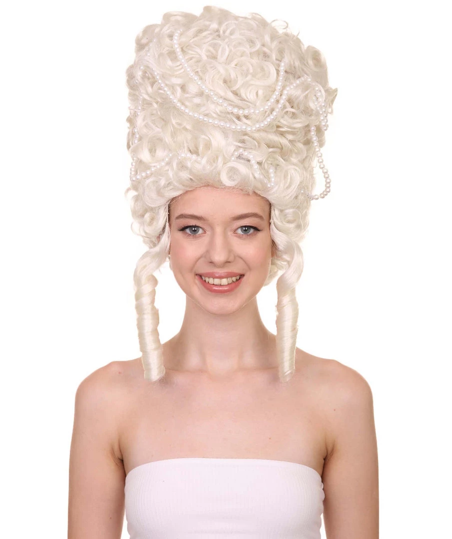 Men's Baroque Marie Antoinette Womens Wig | Multiple Colors Historical Wigs | Premium Breathable Capless Cap | Halloween Party Online