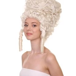 Men's Baroque Marie Antoinette Womens Wig | Multiple Colors Historical Wigs | Premium Breathable Capless Cap | Halloween Party Online
