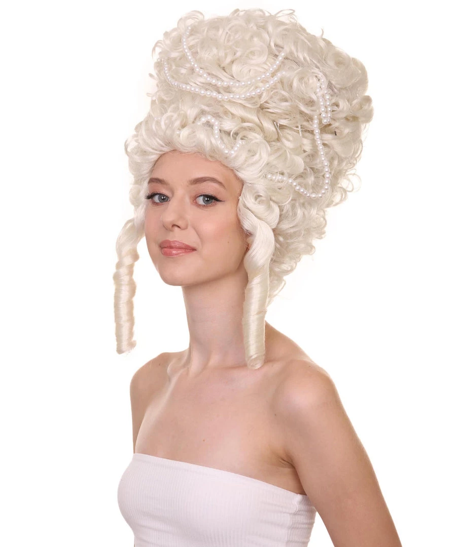 Men's Baroque Marie Antoinette Womens Wig | Multiple Colors Historical Wigs | Premium Breathable Capless Cap | Halloween Party Online