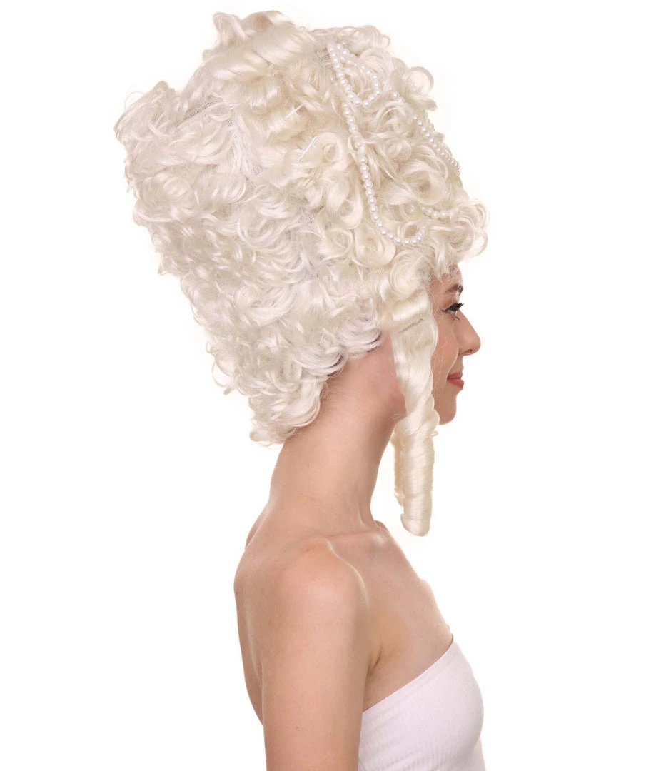 Men's Baroque Marie Antoinette Womens Wig | Multiple Colors Historical Wigs | Premium Breathable Capless Cap | Halloween Party Online