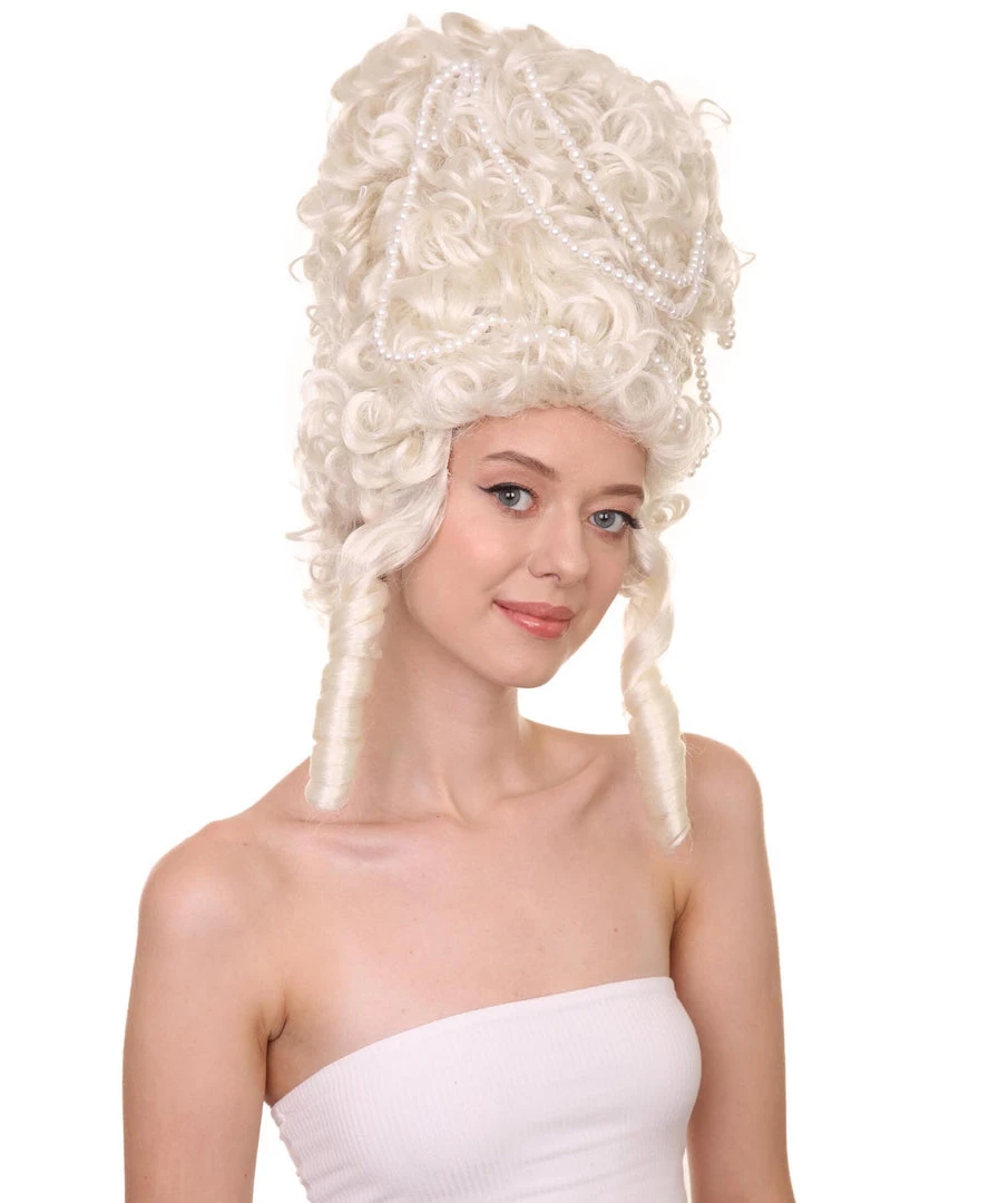 Men's Baroque Marie Antoinette Womens Wig | Multiple Colors Historical Wigs | Premium Breathable Capless Cap | Halloween Party Online