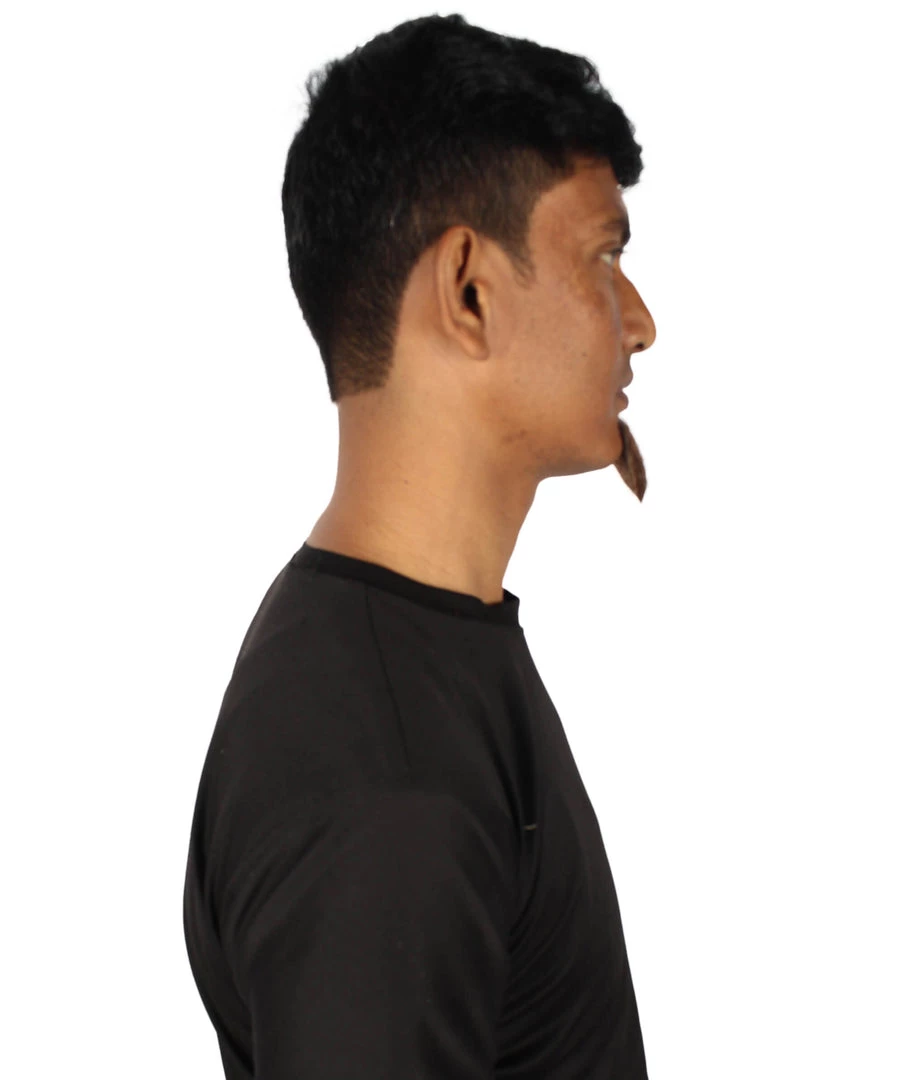 HPO Adult Men's Van Dyke Fake Goatee Beard | Multi Color Options