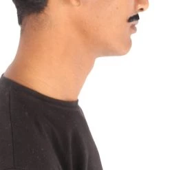 HPO Adult Men's Borat Fake Synthetic Hair Mustache | Multicolor Color Options