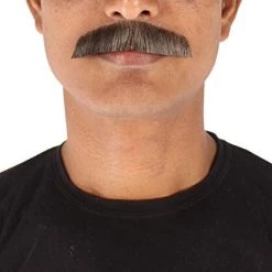 HPO Men's Synthetic Hair Mustache Cosplay Facial Hair