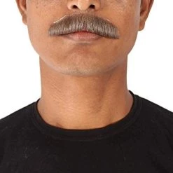 HPO Men's Synthetic Hair Mustache Cosplay Facial Hair